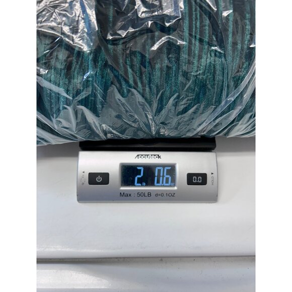 Maison Tara Womens Dress Velvet Pleated Wrap Midi Hunter Green Plus Size 24W - Picture 13 of 14